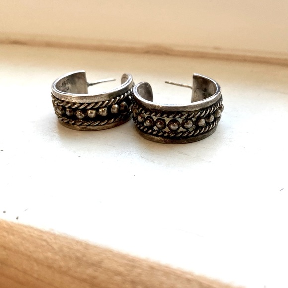 Vintage Jewelry - Vintage sterling earrings